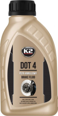 Bremžu eļļa (šķidrums) DOT4 0.5L K2 T104