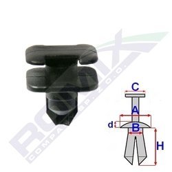Stiprinājuma poga BMW ROMIX C30056