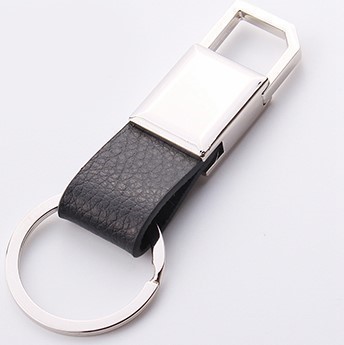 Atslēgu piekariņš MELNS (8.9 x 3.2 cm) ALBURNUS GX-404