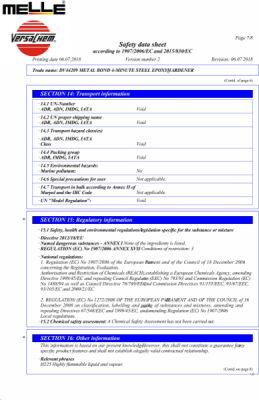 Metal Adhesive K2 DV44209