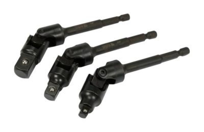 Adapteris pagarinātājs komplekts kardānveida 3 gab 1/2 1/4 3/8 125mm YATO YT-04641