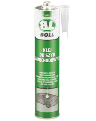Poliuretāna stiklu līme 180min 3h 310ml 600gr. MELNA ātra sacietēšana BOLL 007004