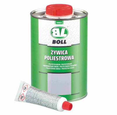Epoksīda sveķi ar cietinātāju Poliestera 1Kg POLYESTER RESIN BOLL 002192