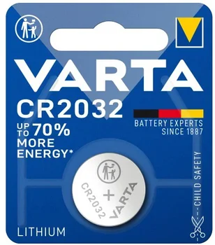 Litija baterija CR2032 3V 1 gab +70% VARTA 38-009