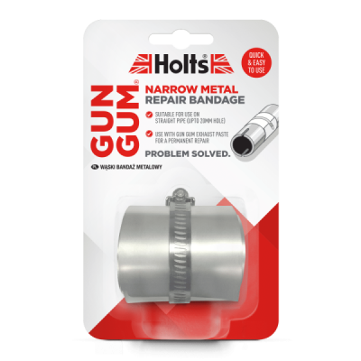 Izpūtēja remonta lenta HOLTS Gun Gum Metal Repair Bandage HL2R6 HOLTS 04-008
