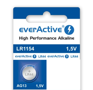 Baterija AG13 G13 LR1154 LR44 1.5V 1gab everActive APALEVAG13
