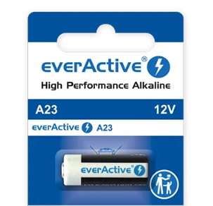 Baterija signalizācijas pultīm 23A / A23 12V 1gab everActive APALEV23ABL5