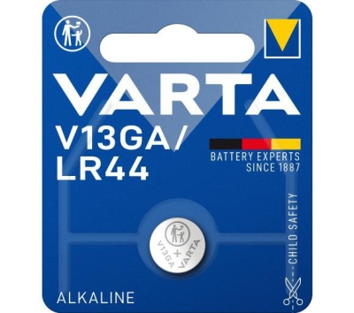 Baterija V13GA LR44 L1154 1.5V 125mAh 1gab VARTA V13GA