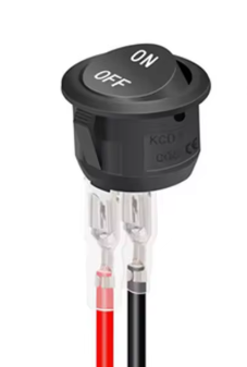 Slēdzis ar vadiem ON-OFF 20A 12V DC ON/OFF 2pozīcijas 15139