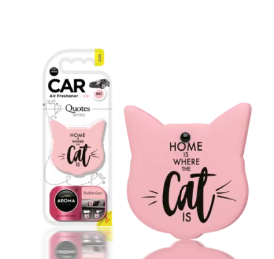 QUOTES CAT BUBBLE GUM Aroma Car MTMP025668