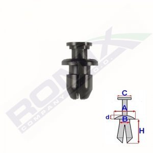 Montāžas elementi motocikliem ROMIX C70449