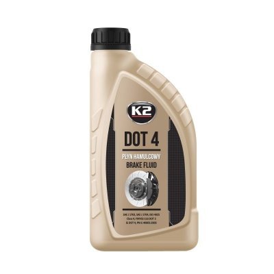 Bremžu eļļa (šķidrums) 1L DOT4 / DOT3 K2 T108