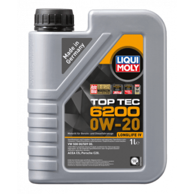 LIQUI MOLY Top Tec, 6200 Motorolie 0W-20, 1l 20787