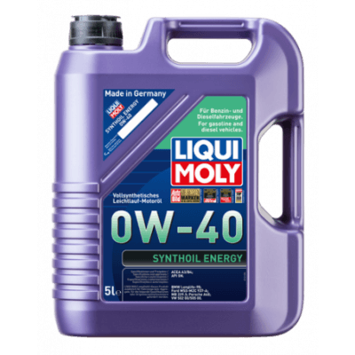 LIQUI MOLY Synthoil, Energy Motorolie 0W-40, 5l 9515