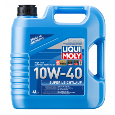 LIQUI MOLY Leichtlauf, Super Motorolie 10W-40, 4l 9504