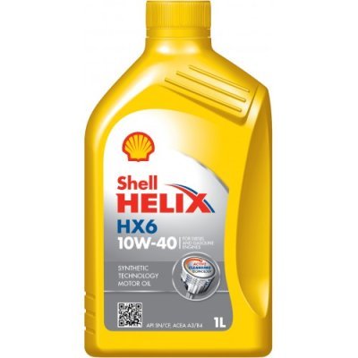 SHELL 10W40 1L HELIX HX6