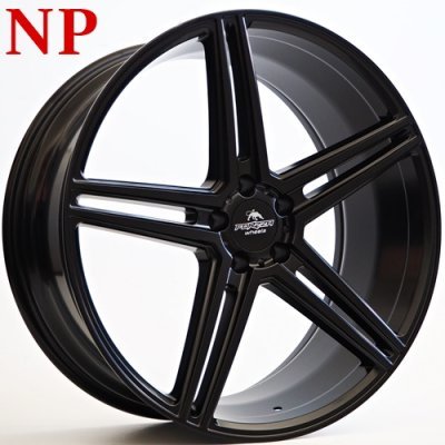 Alufælge Forzza Bosan 9X21 5X112 ET25 66,45 Satin Black FLOW FORMING (NP)
