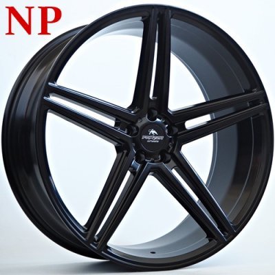 Alufælge Forzza Bosan 9X22 5X112 ET35 66,45 Satin Black (NP)