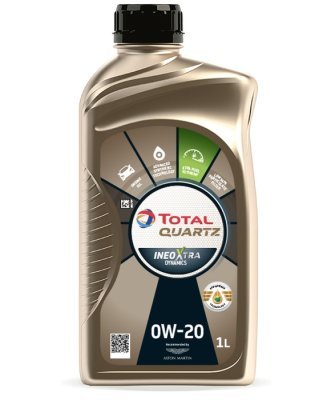 Motorolie TOTAL 0W20 1L INEO QUARTZ XTRA DYNAMICS C5 / SN-RC / GF5 / LL 17FE+/LL14FE+ / WSSM2C952-A1 / STJLR.51.5122