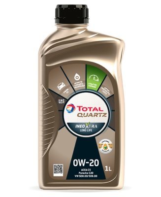 Motorolie TOTAL 0W20 1L INEO QUARTZ XTRA LL C5 / 508.00 509.00 / PORSCHE C20