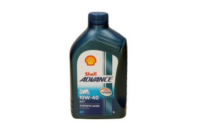 Motorolie SHELL 10W40 1L ADVANCE 4T AX7 / MOTOCYKLE