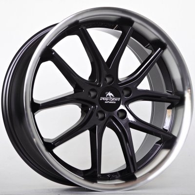 Alufælge Forzza Storm 8,5X19 5X120 ET30 72,56 Black Magic Lip Polished
