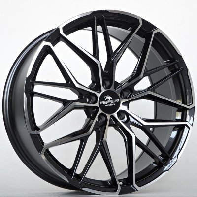 Alufælge Forzza Stone 9X20 5X112 ET35 66,56 Black Magic Face Polished