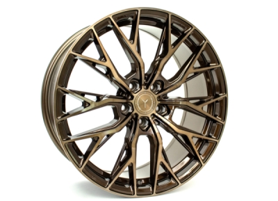 YANAR WHEELS DNZ-20 18X8 5X100 ET40 BRUSHED BRONZE (FLOW FORGED)