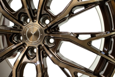 YANAR WHEELS DNZ-20 18X8 5X100 ET40 BRUSHED BRONZE (FLOW FORGED)