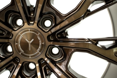 YANAR WHEELS DNZ-20 18X8 5X100 ET40 BRUSHED BRONZE (FLOW FORGED)