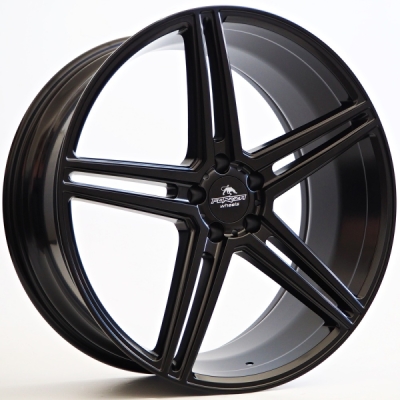 Alufælge Forzza Bosan 9X21 5X120 ET30 72,56 Satin Black FLOW FORMING
