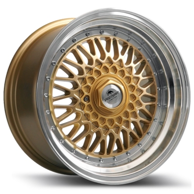 Alufælge Forzza Malm 8X16 4X100/108 ET20 67,1 gold/lm (NP)