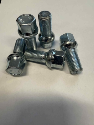 Bolt 14x1.5 28mm Kugle sølv
