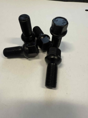 Bolt 14x1.5 27mm Kugle Sort