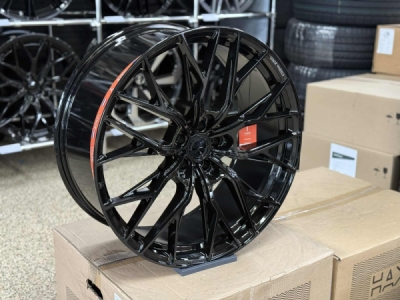 YANAR WHEELS DNZ-20 | 22X9.5 5X112 ET32 GLOSS BLACK