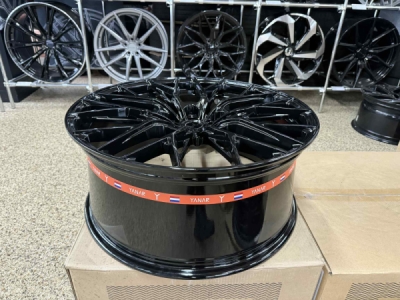 YANAR WHEELS DNZ-20 | 22X9.5 5X112 ET32 GLOSS BLACK