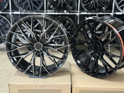 YANAR WHEELS DNZ-20 | 22X9.5 5X112 ET32 TINTED BLACK