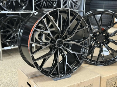 YANAR WHEELS DNZ-20 | 22X9.5 5X112 ET32 TINTED BLACK