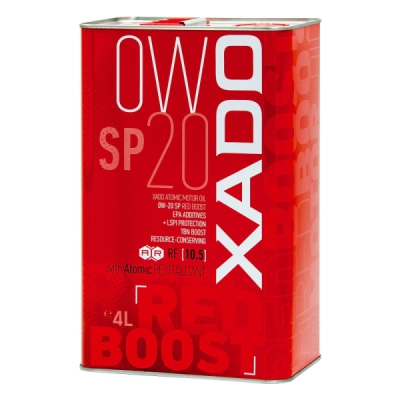 XA 24294 XADO Atomic Oil 0W-20 SP RED BOOST 4L