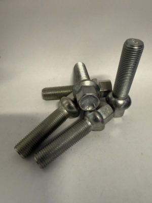 Bolt 14x1.5 50mm Kugle Sølv
