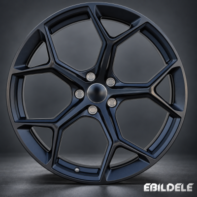 AMZ H3206F 22x10 5x112 ET25 – mat sort – sæt med 4 fælge