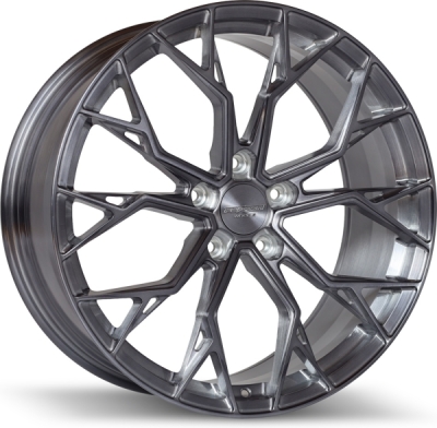 Alufælge FORGED FORZZA TITAN 9,5X21 5X130 ET61 71,6 Brushed + grey clear coat