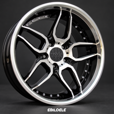 HAXER SSA01 R18 18x10 5x120 ET15 CB74.1 Black Polished + Powder Coating