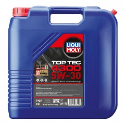 LIQUI MOLY Top Tec, 4300 Motorolie 5W-30, 20l, 3742