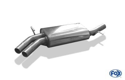 FOX Nerezový výfuk | Přední tlumič - Audi A4 (B6), 2.4, 2001-2009, AU061070-VSD