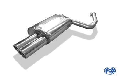 Audi A4 Typ B7 koncový tlumič výfuku - 2x80 typ 16 FOX AU061122-130
