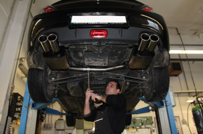 FOX Nerezový výfuk | Zadní tlumič - Hyundai Coupe (GK), 2.7 V6, 2006-2009, HY072023-052