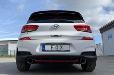 Hyundai i30N Performance Fastback výfuk pro originál FOX HY141030-295