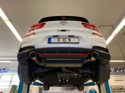 Hyundai i30N Performance Fastback výfuk pro originál FOX HY141030-295