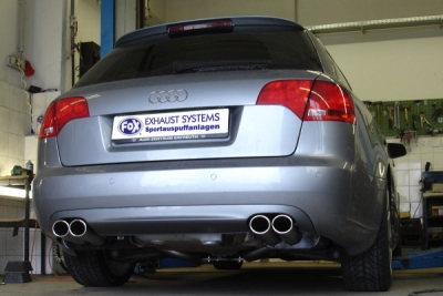 FOX Nerezový výfuk | Zadní tlumič - Audi A4 (B6), 3.0 TDi, 2001-2009, AU061113-364